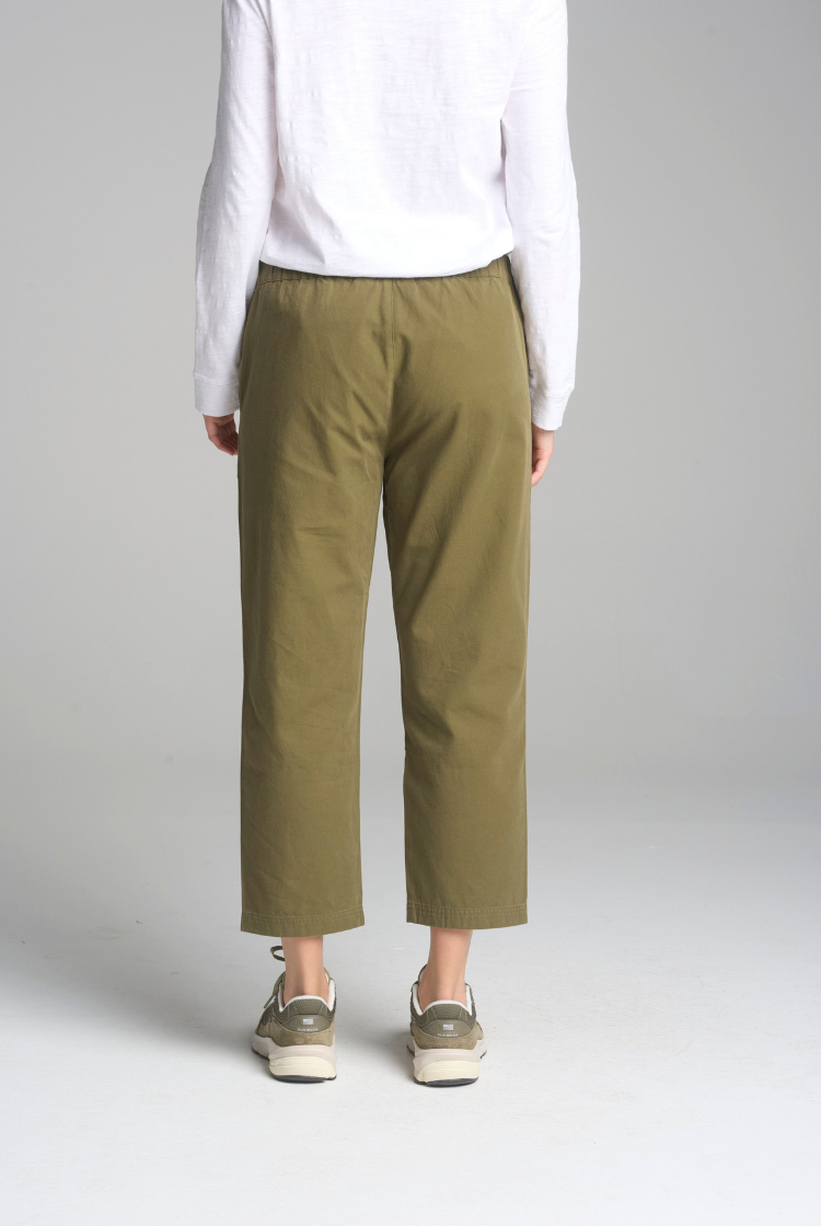 Above Ankle Pant | Dark Olive