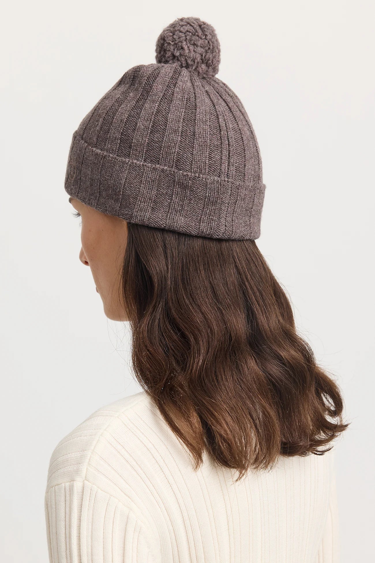 Pom Pom Beanie | Mocha