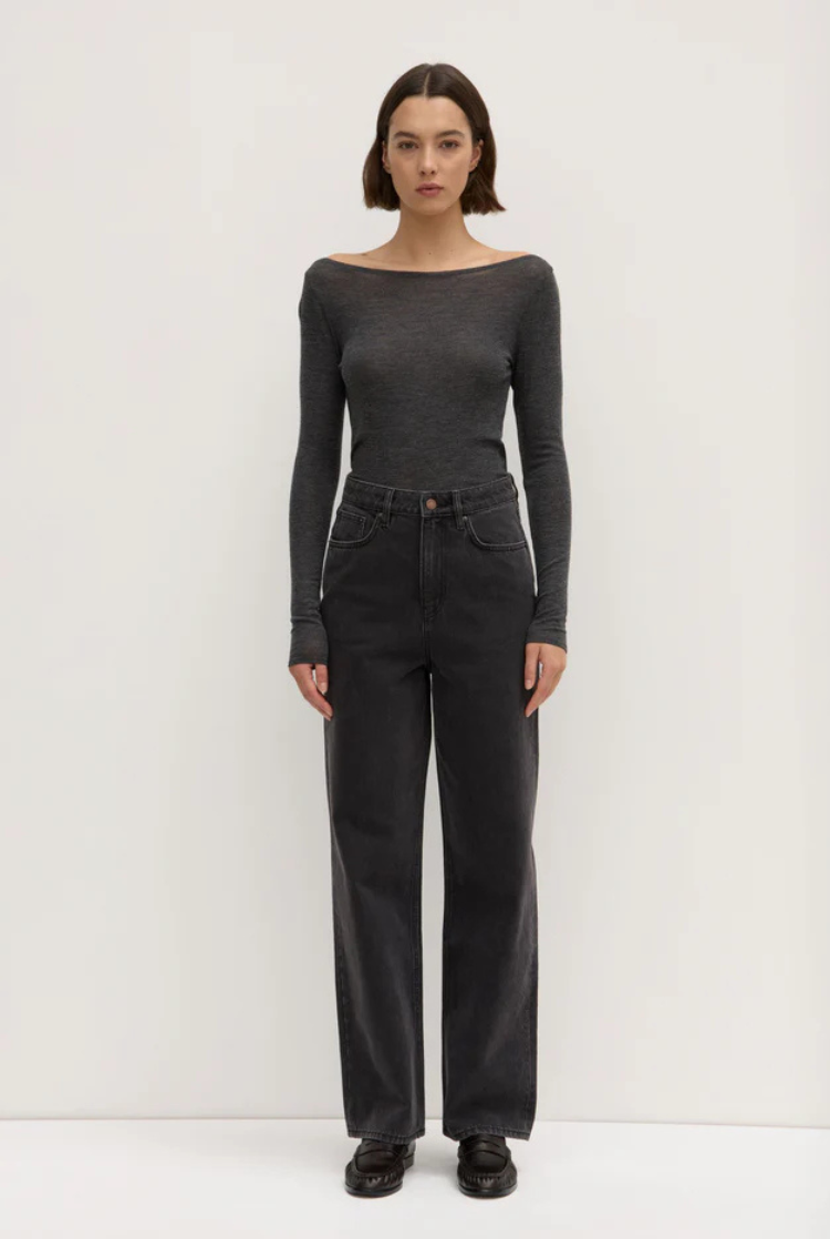 Vintage Straight Jean | Vintage Black