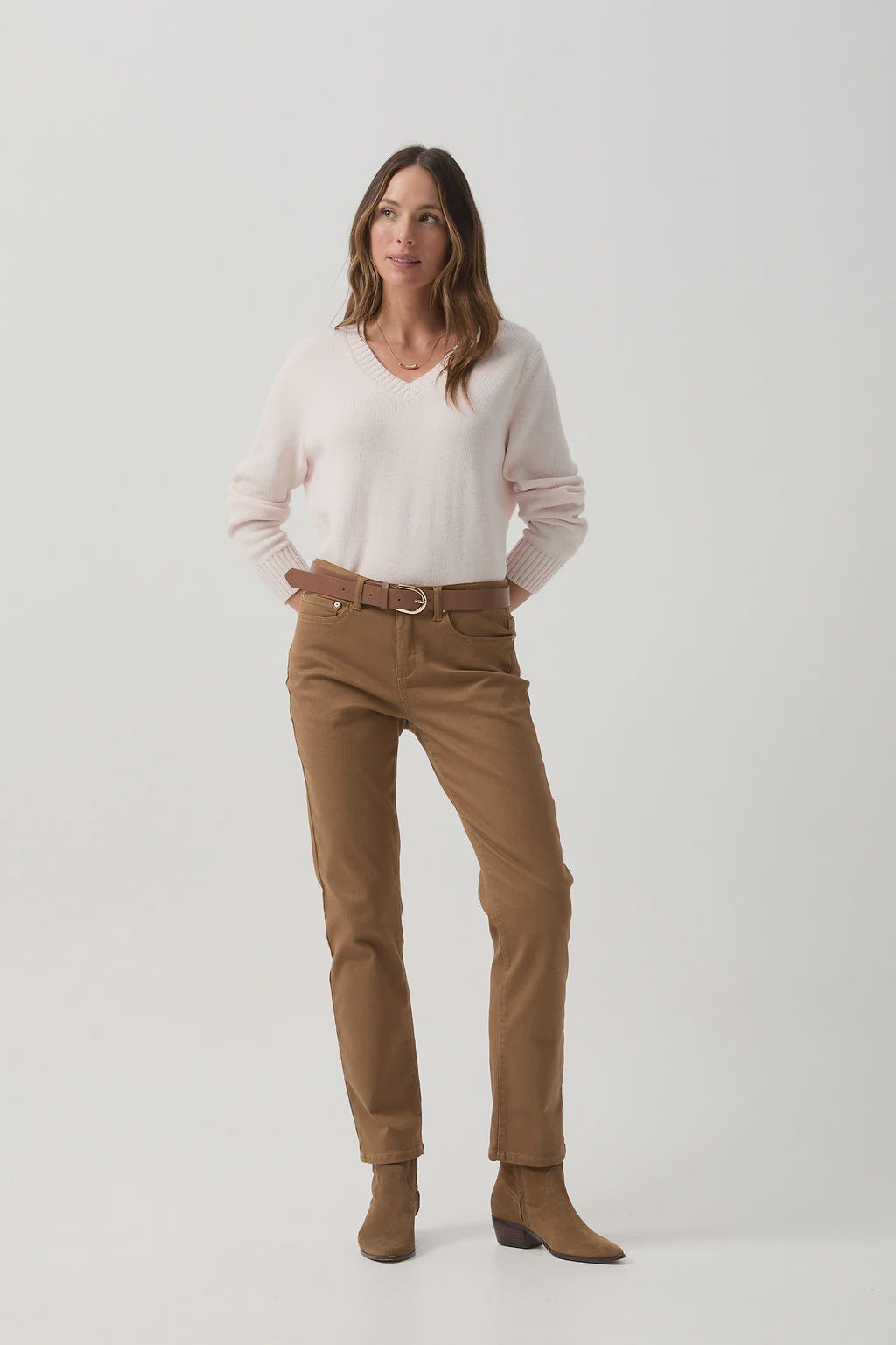 5 Pocket Twill Jean | Tobacco