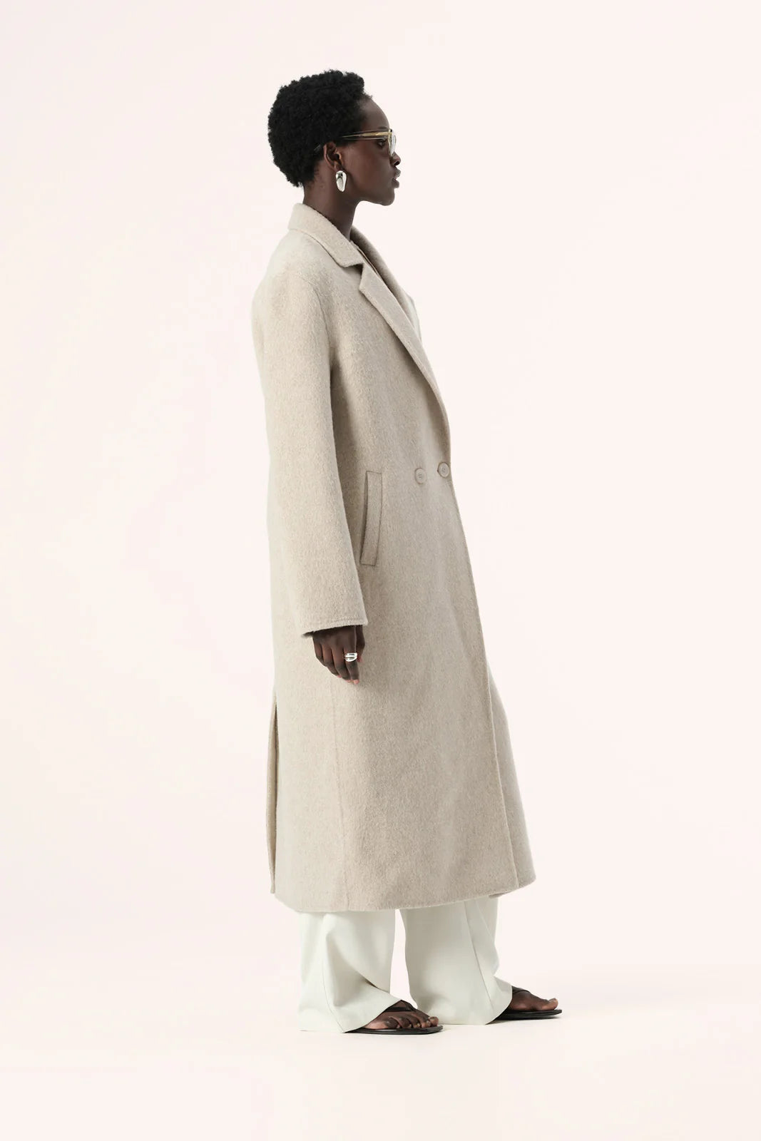 Keiko Coat | Oat Marle