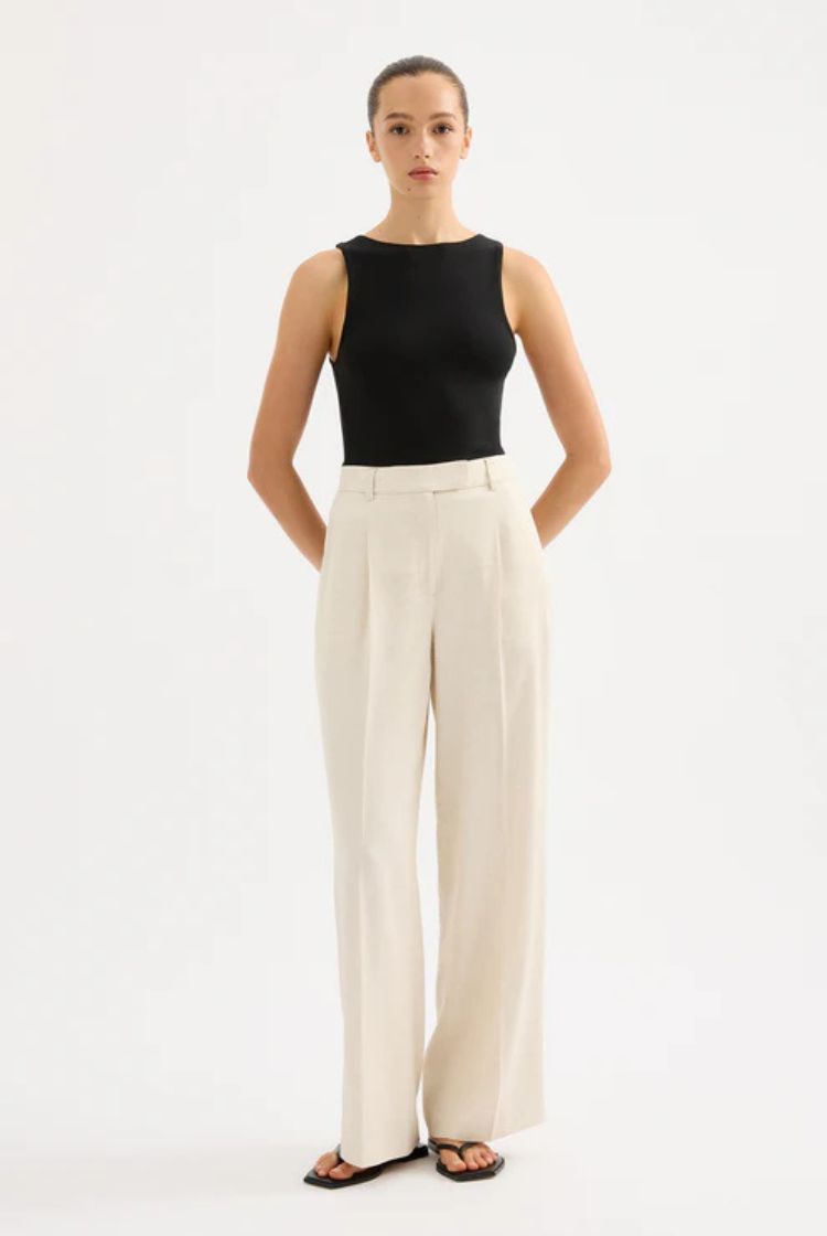 Logan Tailored Pant | Bone
