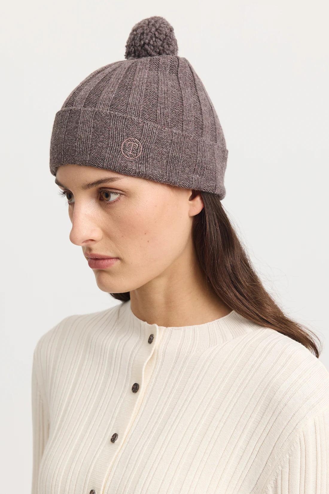 Pom Pom Beanie | Mocha