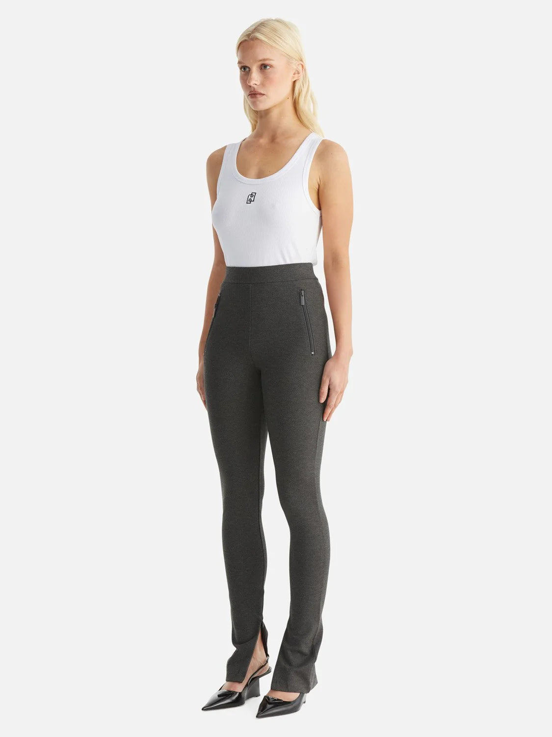 Leila Ponte Pant | Charcoal