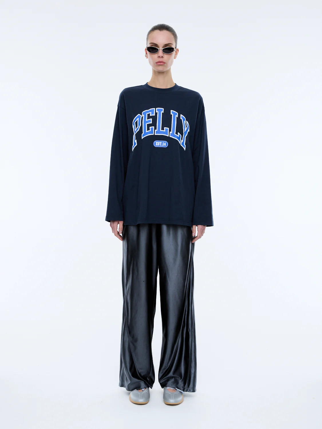 Long Sleeve Pelly Tee | Ink