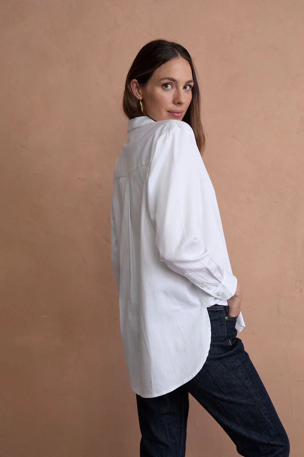 Oversized Basic Shirt | White