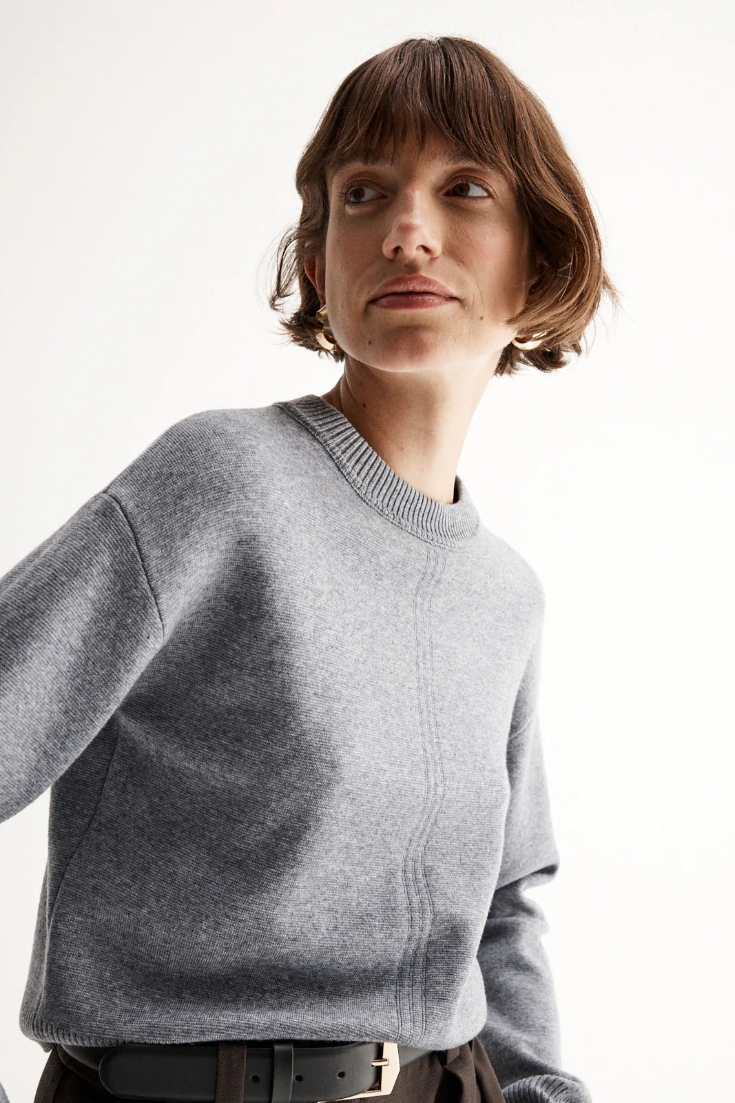 Rhyder Knit | Charcoal Marle