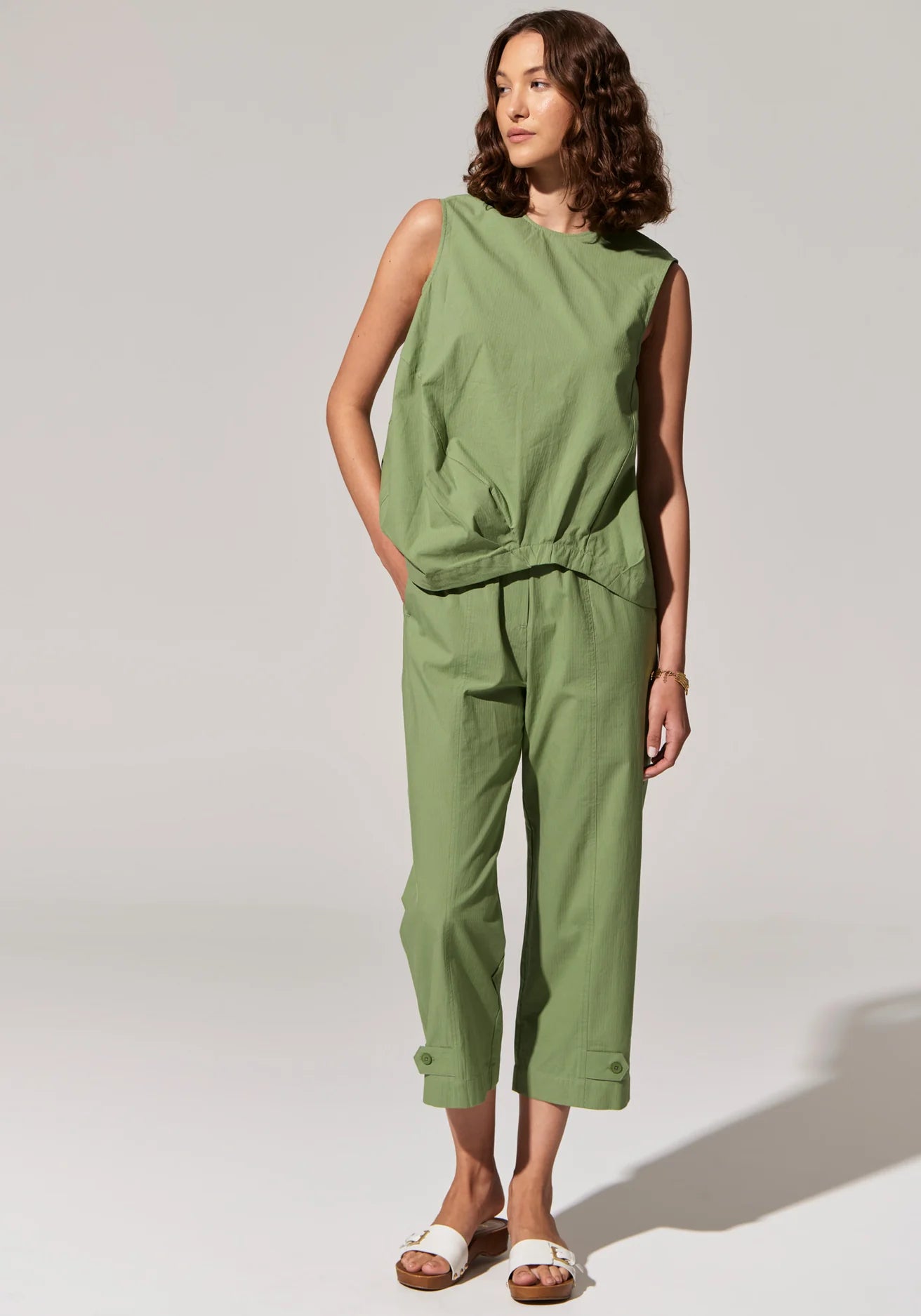Ava Convertible Pant | Green