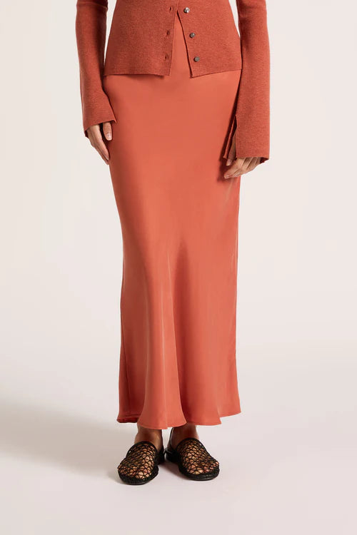 Lea Cupro Skirt | Rose