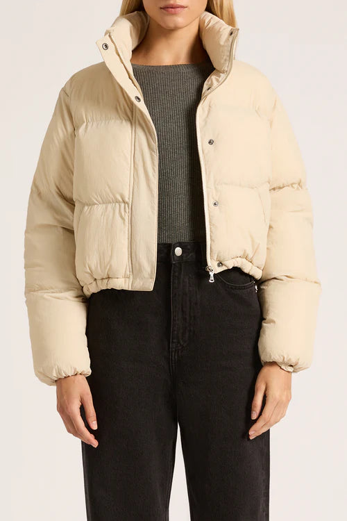 Topher Puffer Jacket | Wheat