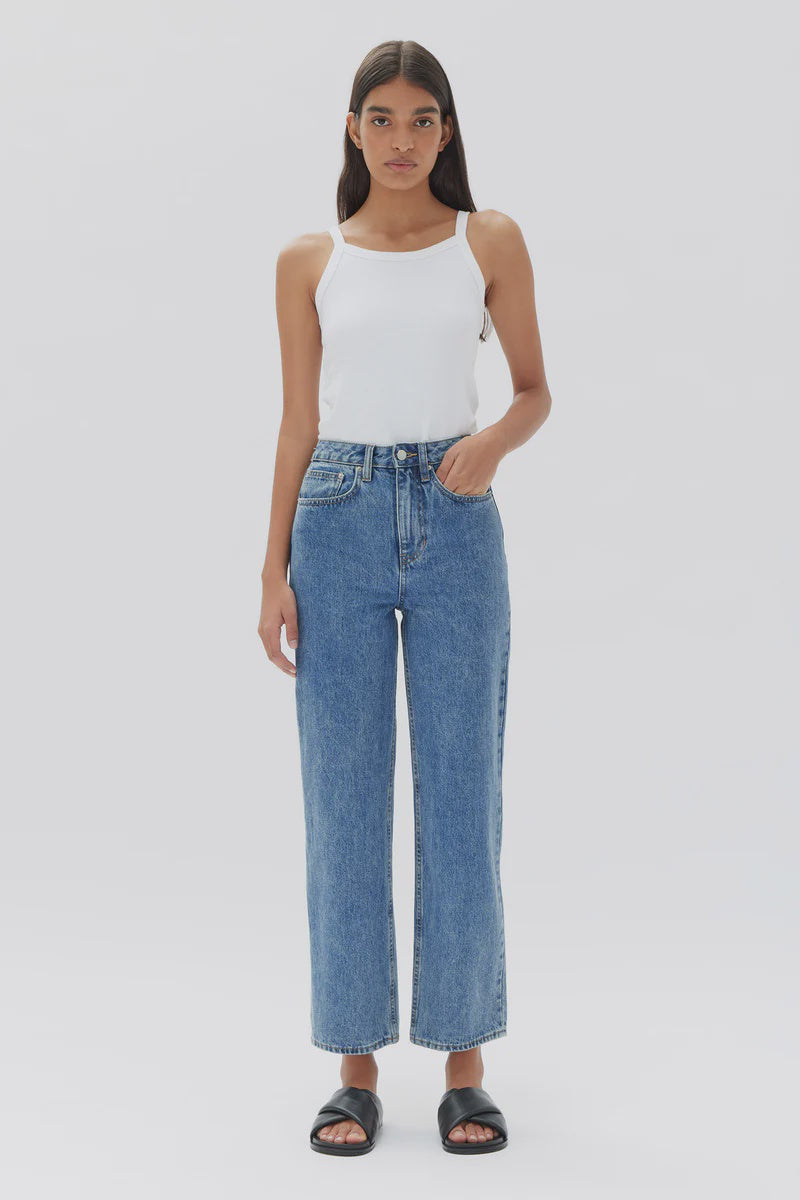 Vintage Straight Jean | Dark Stone