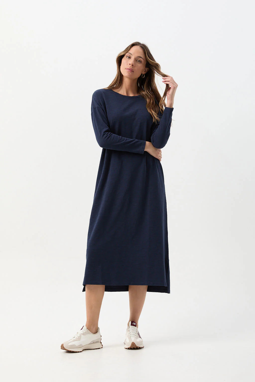 Long Sleeve Tee Dress | Parisian Night