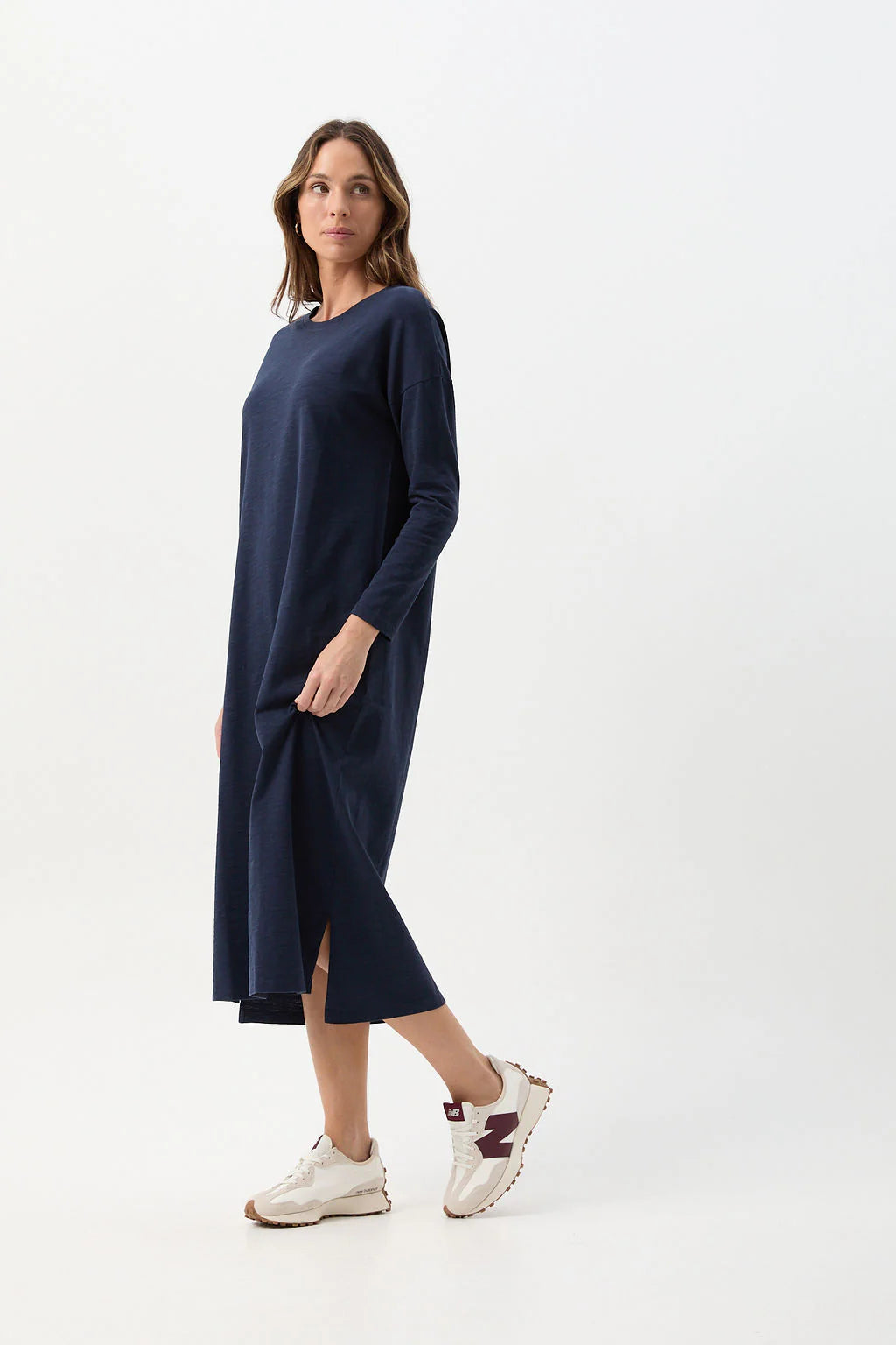 Long Sleeve Tee Dress | Parisian Night