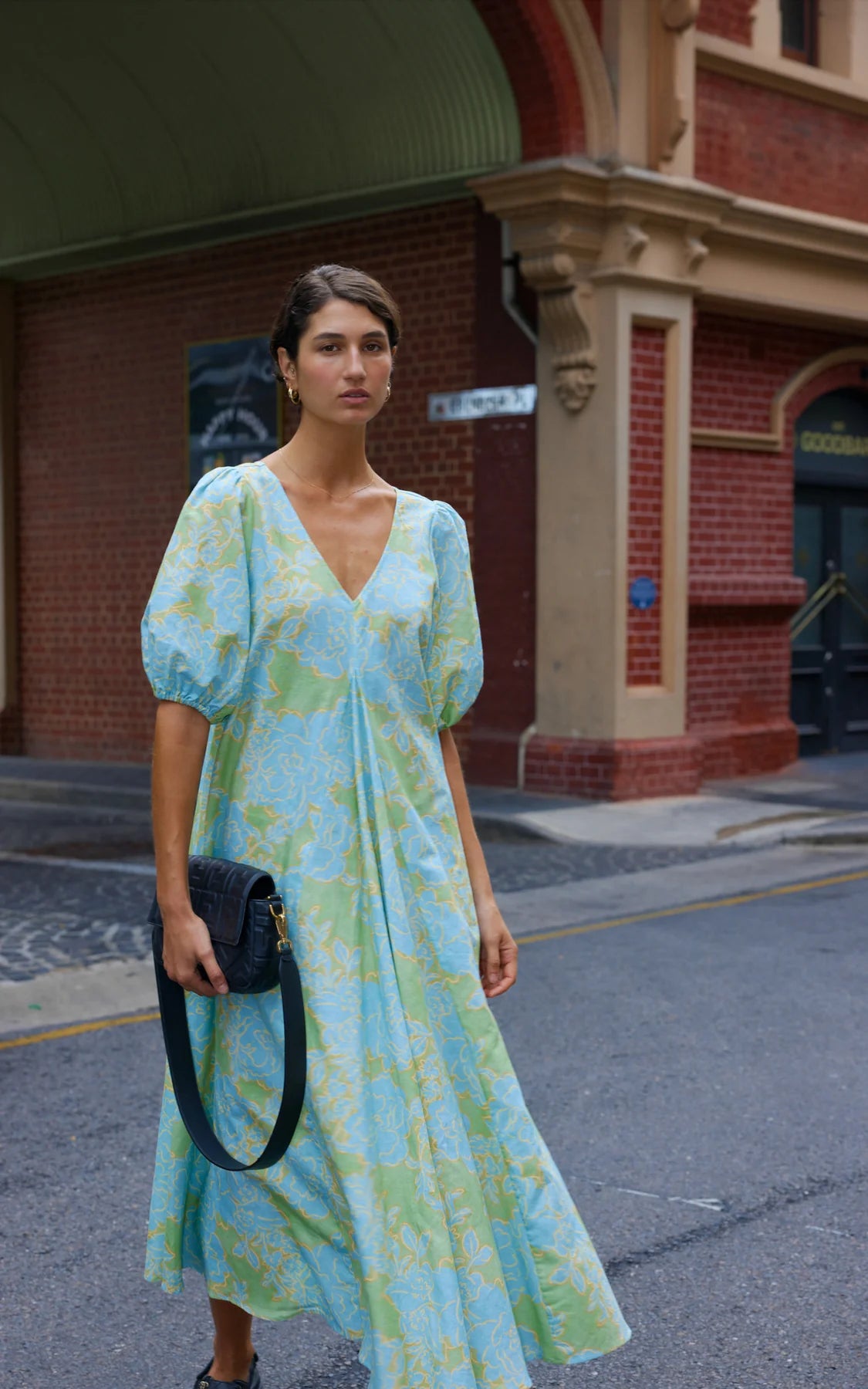 June Dress | Ocean Bloom