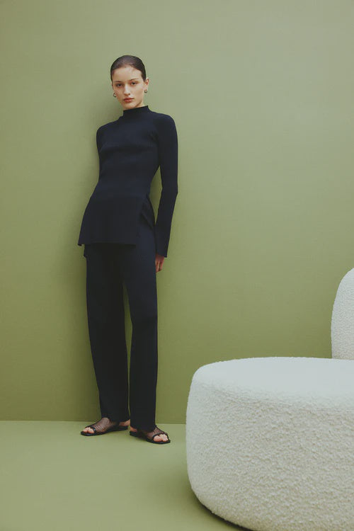 Malo Knit Pant | Black