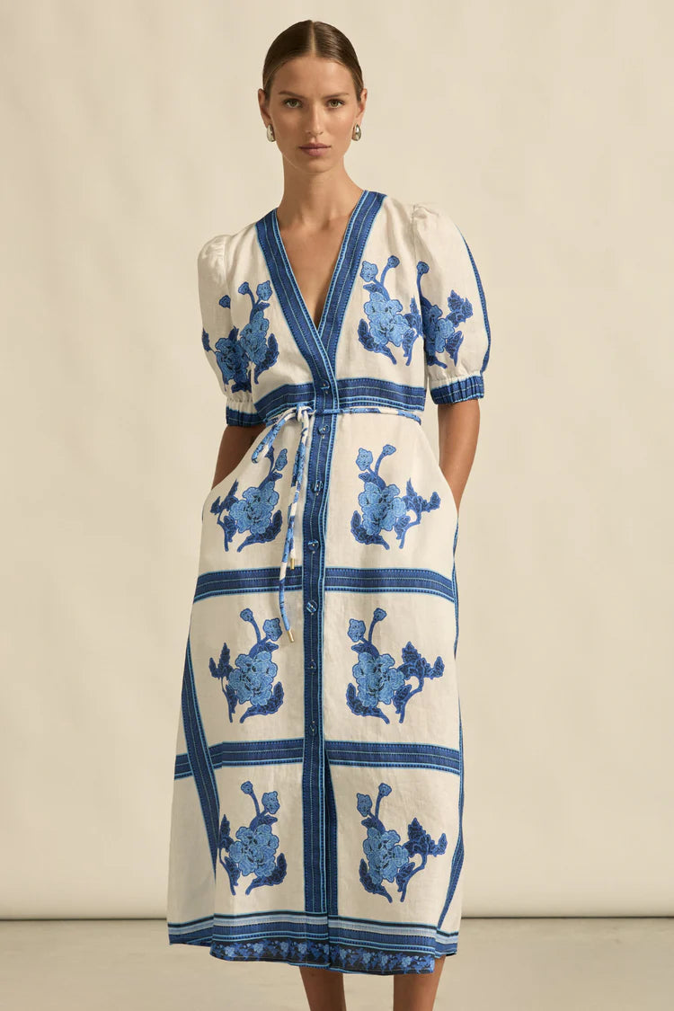 Portrait Dress | Azure Collage