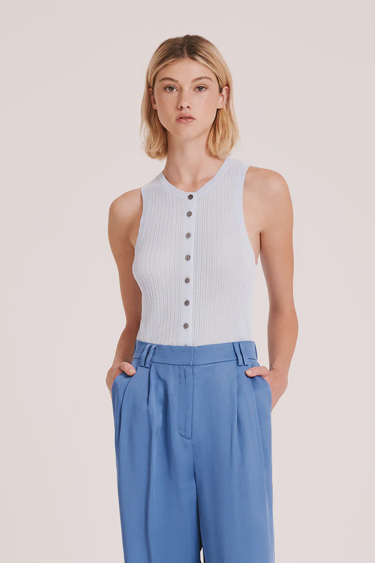 Kenji Knit Tank | Sky