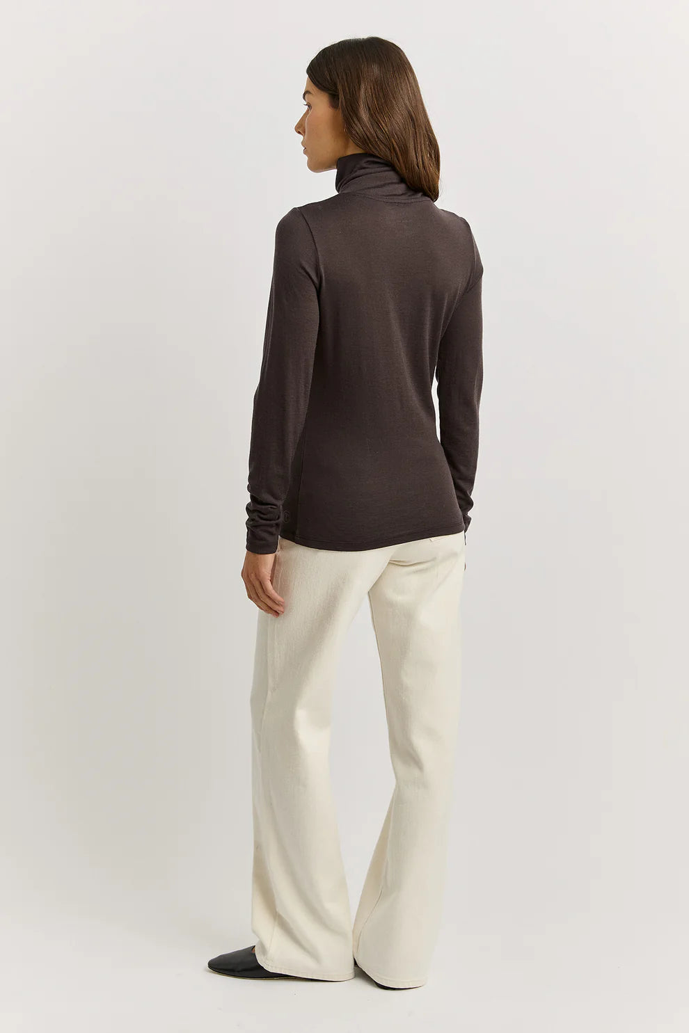 Turtle Neck Merino Tee | Date