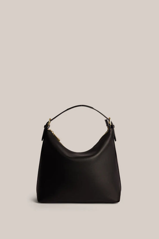 Harper Leather Hobo Bag | Black