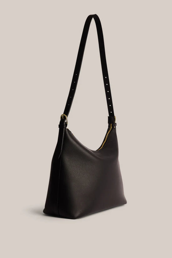 Harper Leather Hobo Bag | Black