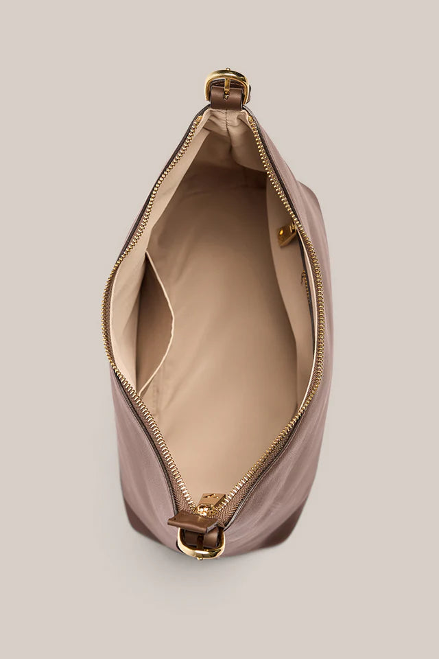 Harper Leather Hobo Bag | Chocolate