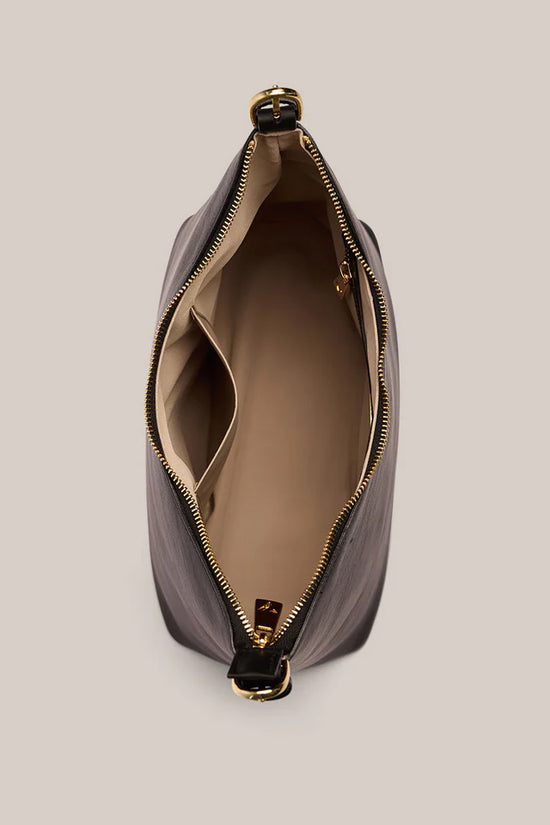 Harper Leather Hobo Bag | Black