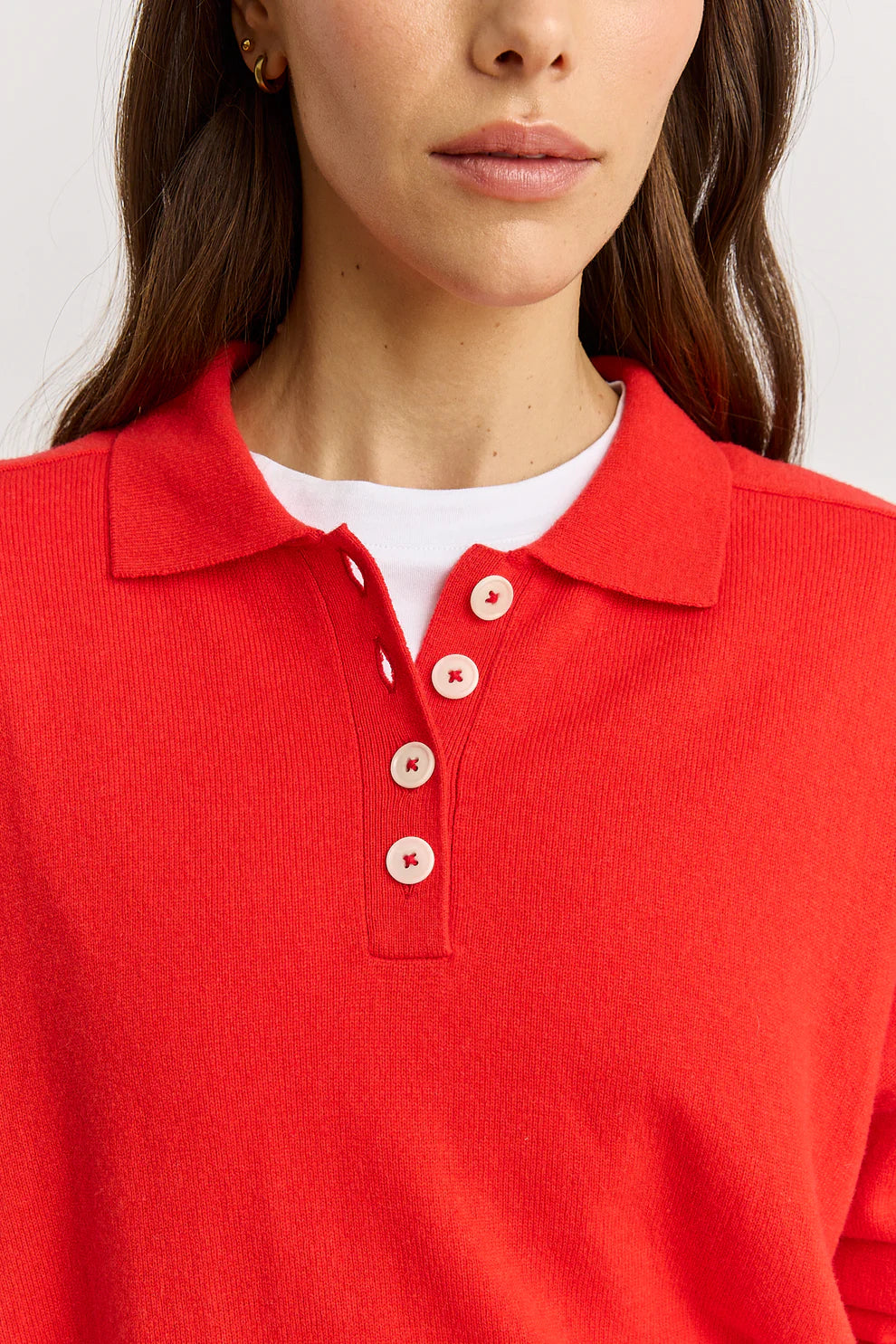 Fine Jersey Polo | Poppy