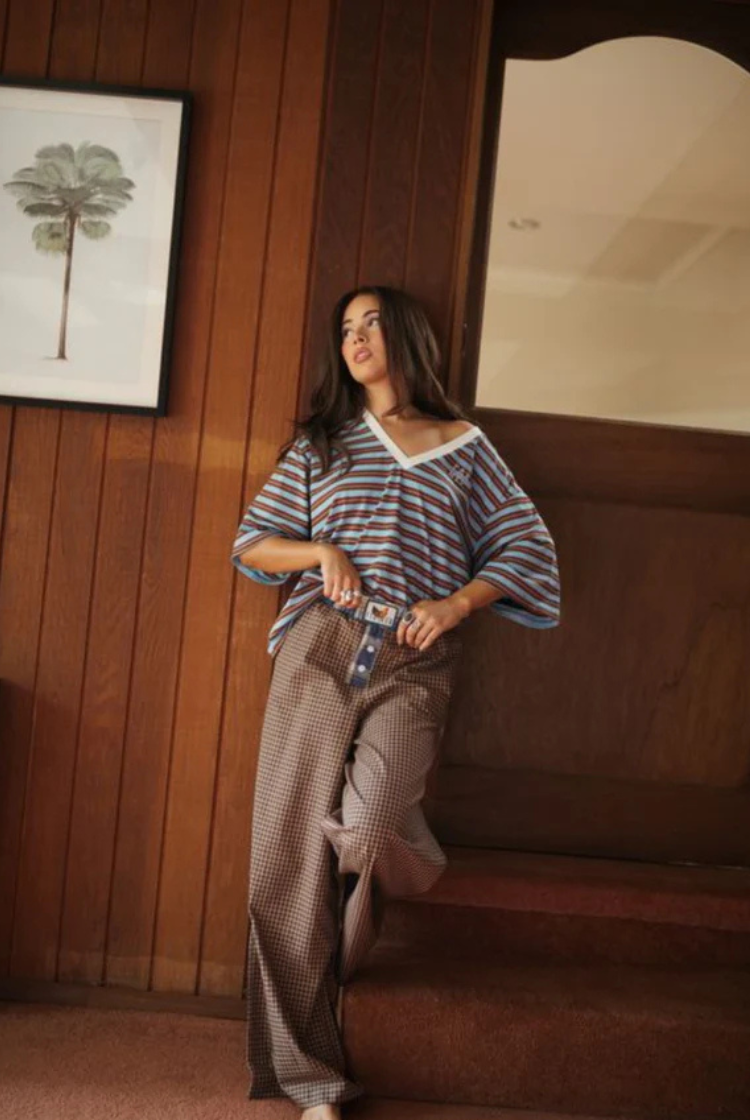 Cocky Plaid Box Pant