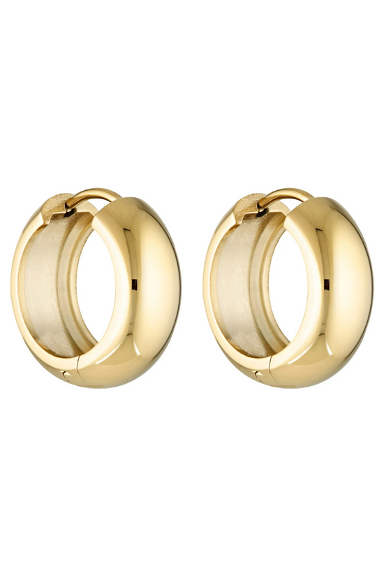 Petite Thick Huggies 18mm | Gold