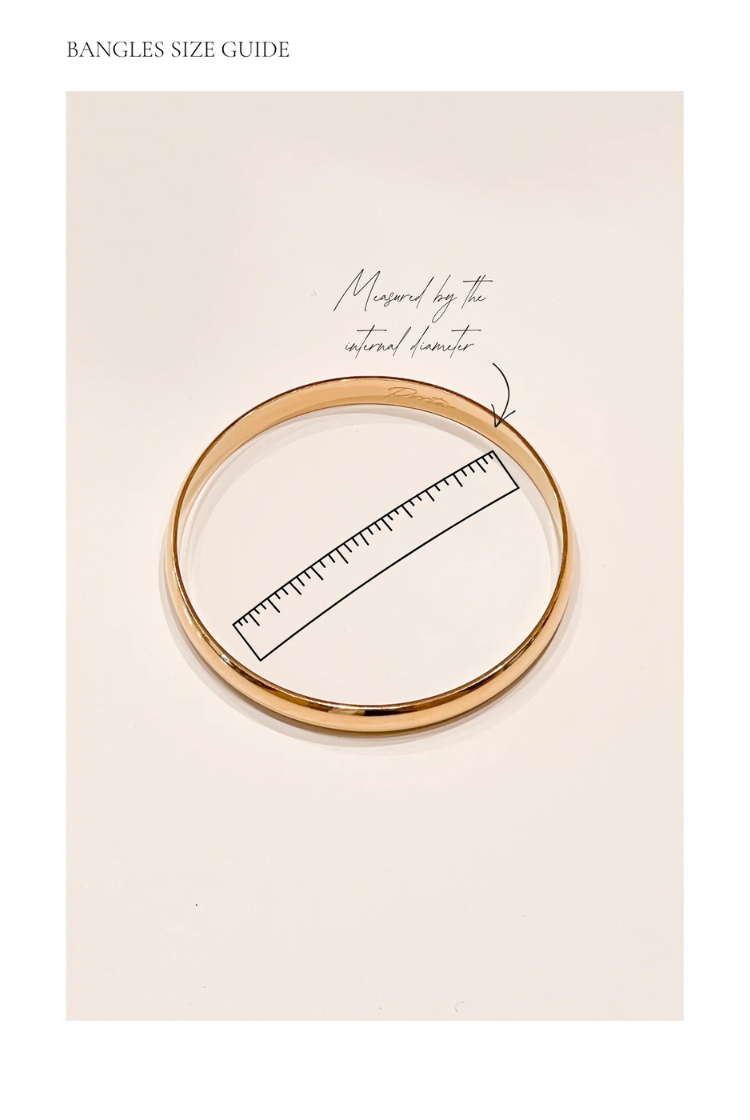 Tube Bangle | Gold