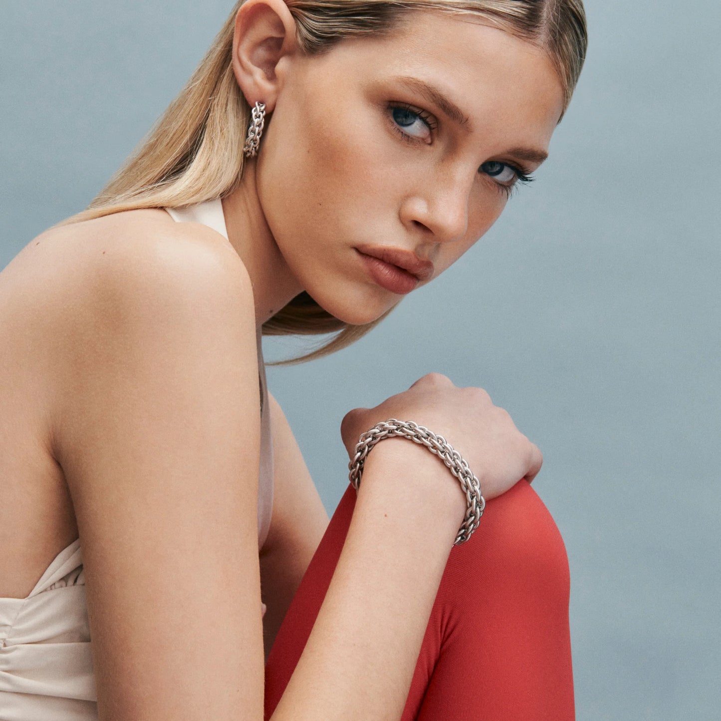 Tangled Chain Bracelet | Silver