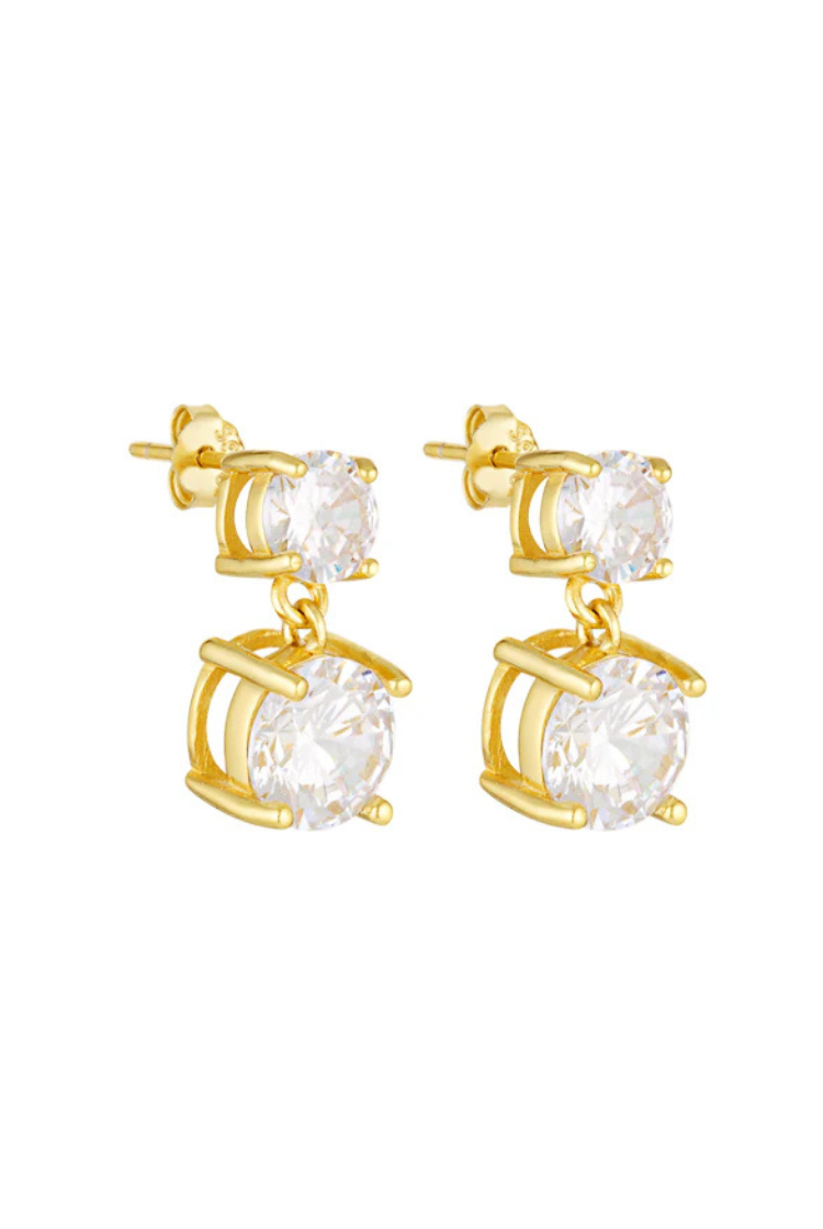 Heirloom Drop Studs | Gold