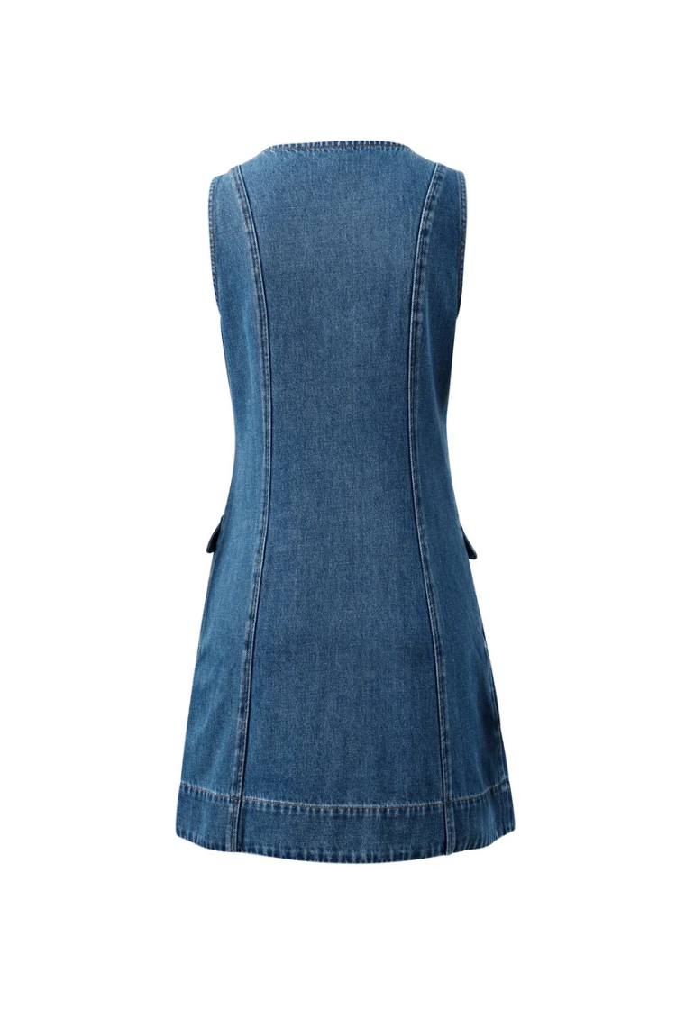 Taylor Denim Mini Dress | Fresh Indigo