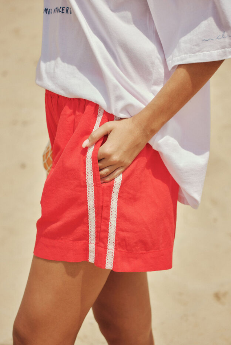 Mila Short | Heritage Red