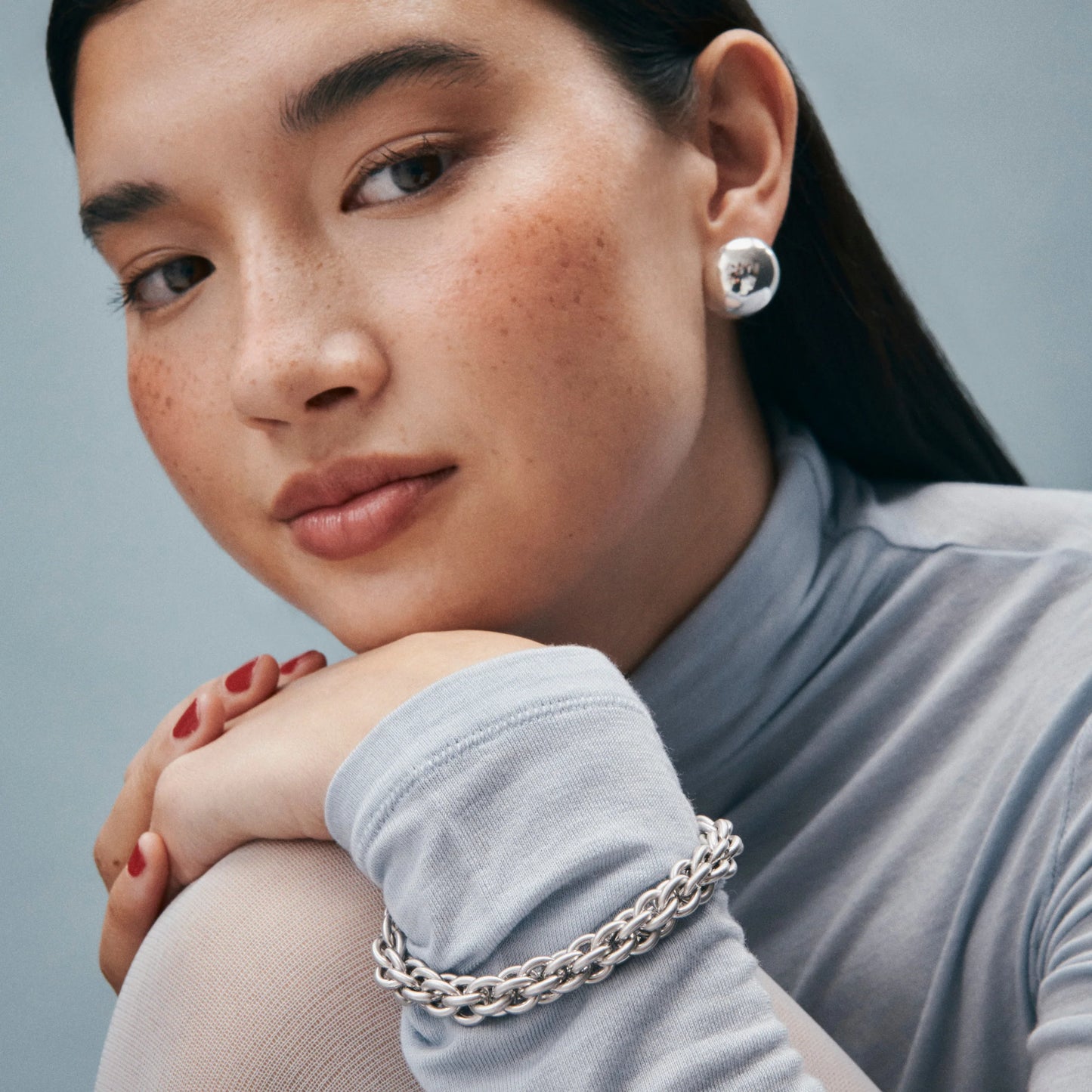 Tangled Chain Bracelet | Silver
