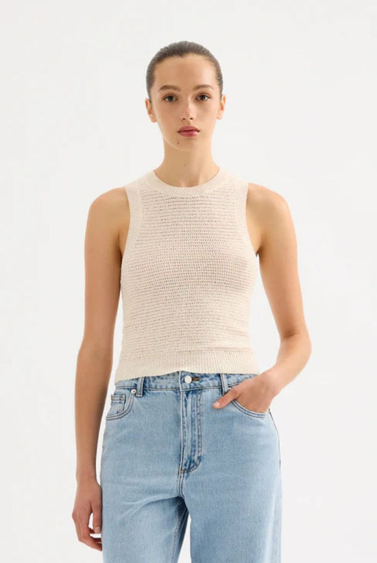 Ember Knit Tank | Cream