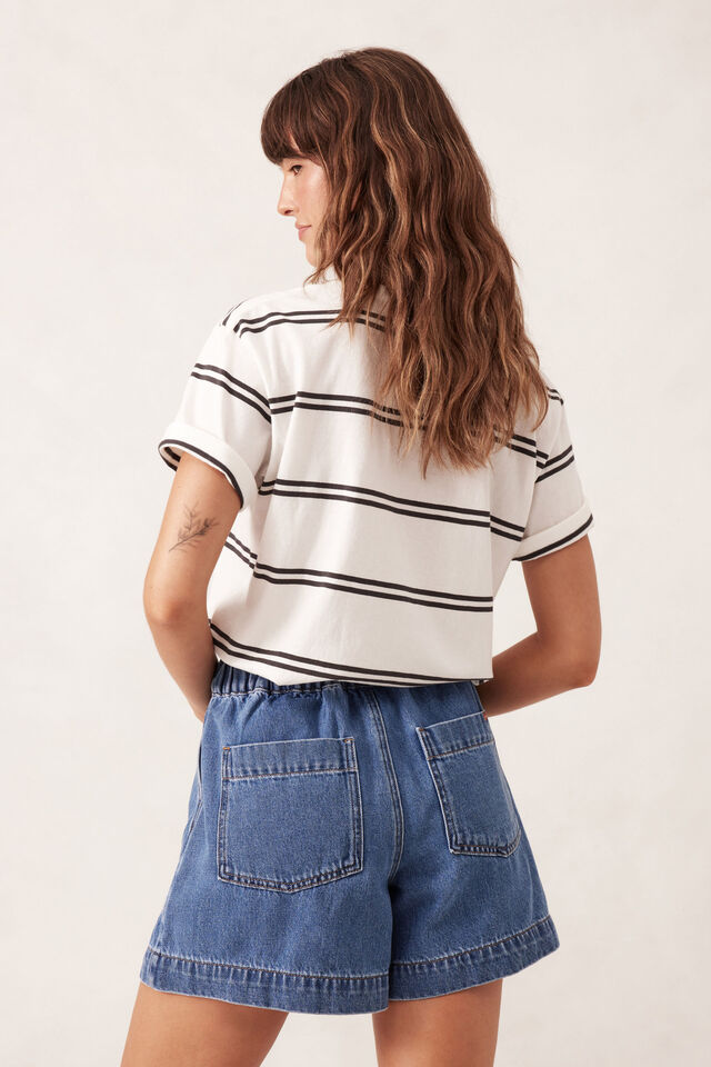 Darcy Relaxed Everyday Short | Washed Indigo