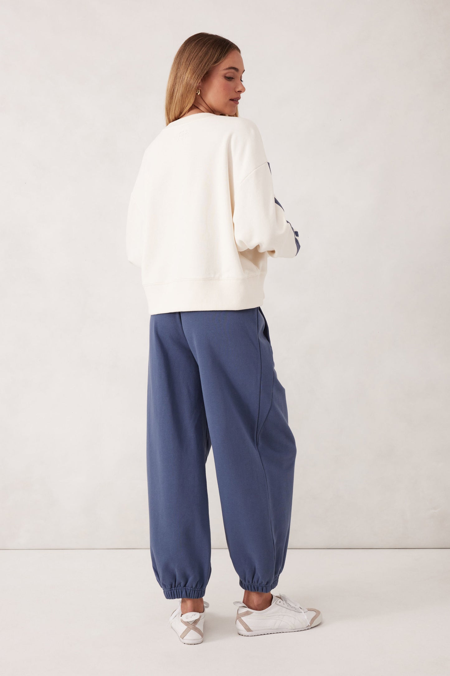 Barrel Leg Trackpant | Moonlight