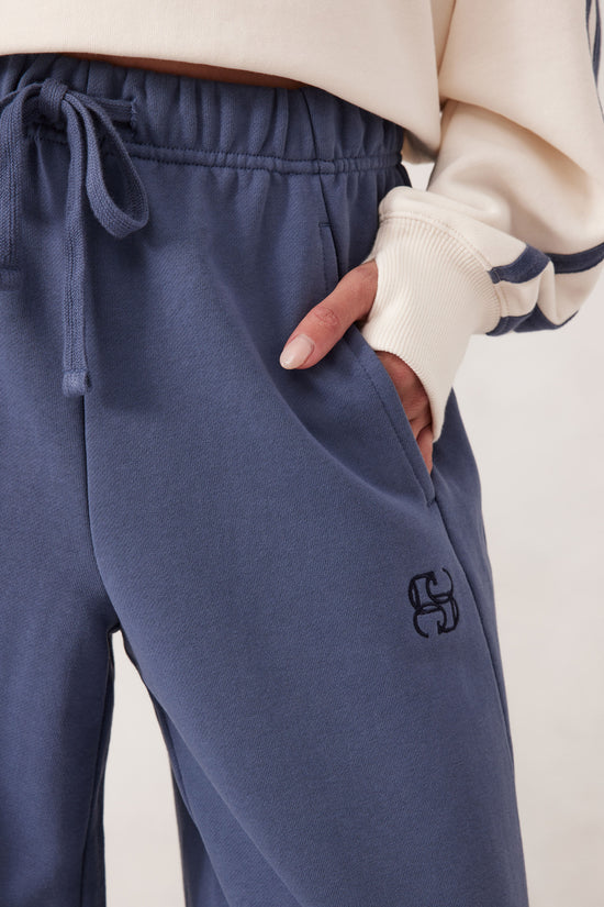 Barrel Leg Trackpant | Moonlight