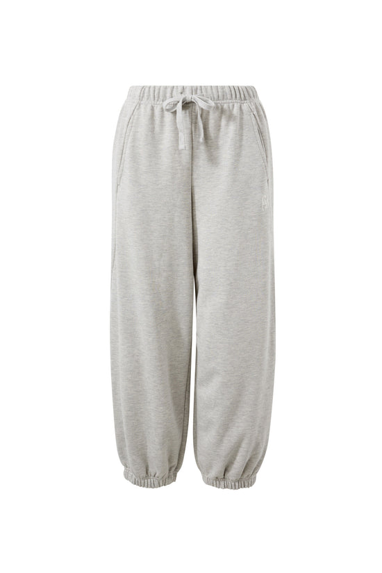 Barrel Leg Trackpant | Grey Marle