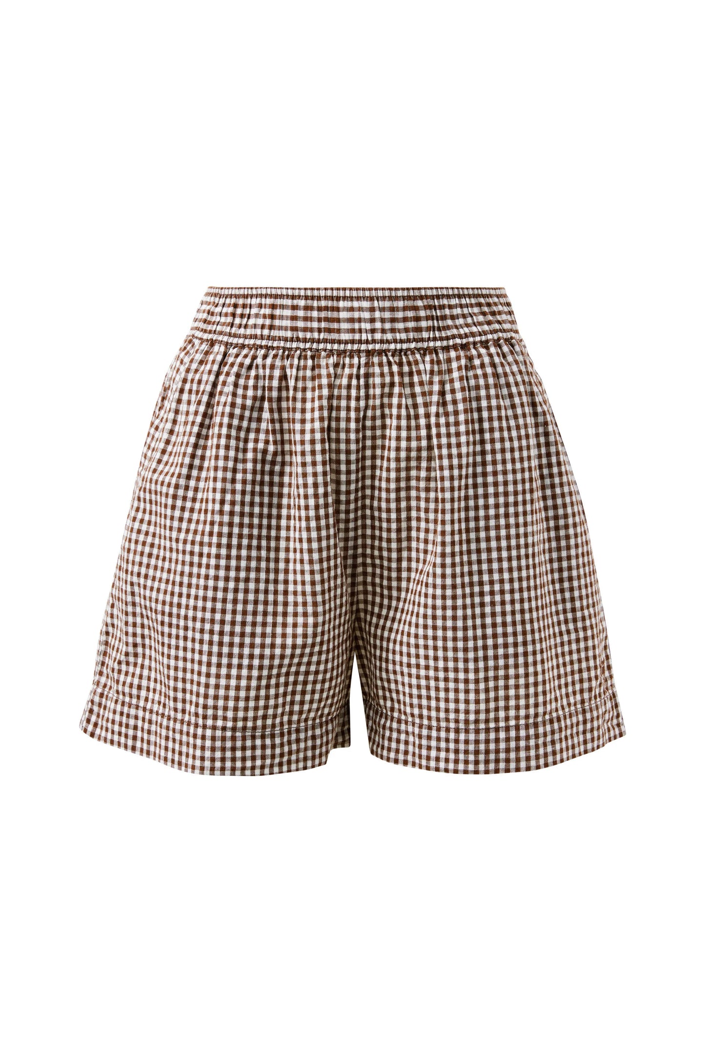 Mila Short | Chocolate Gingham