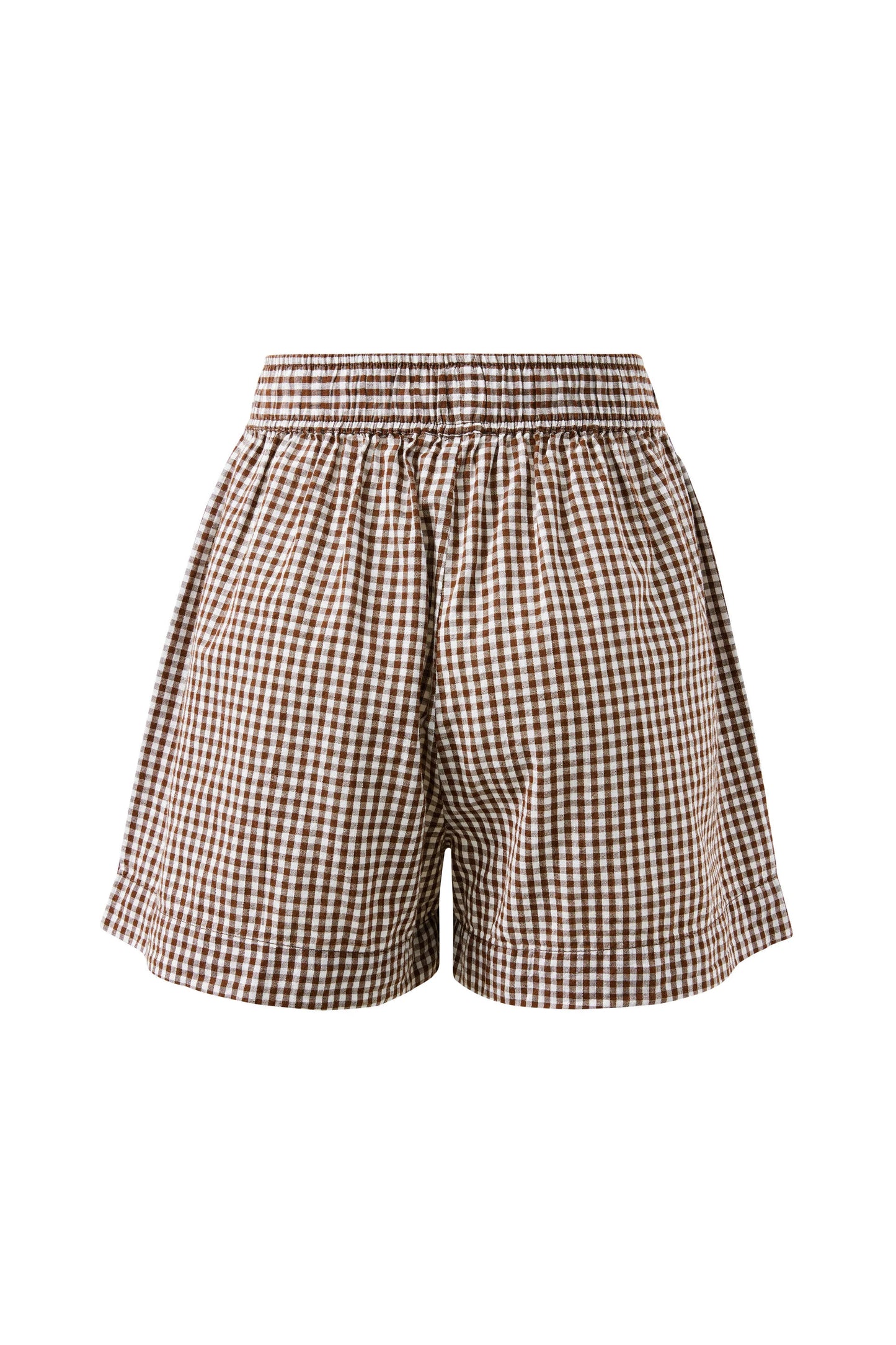 Mila Short | Chocolate Gingham