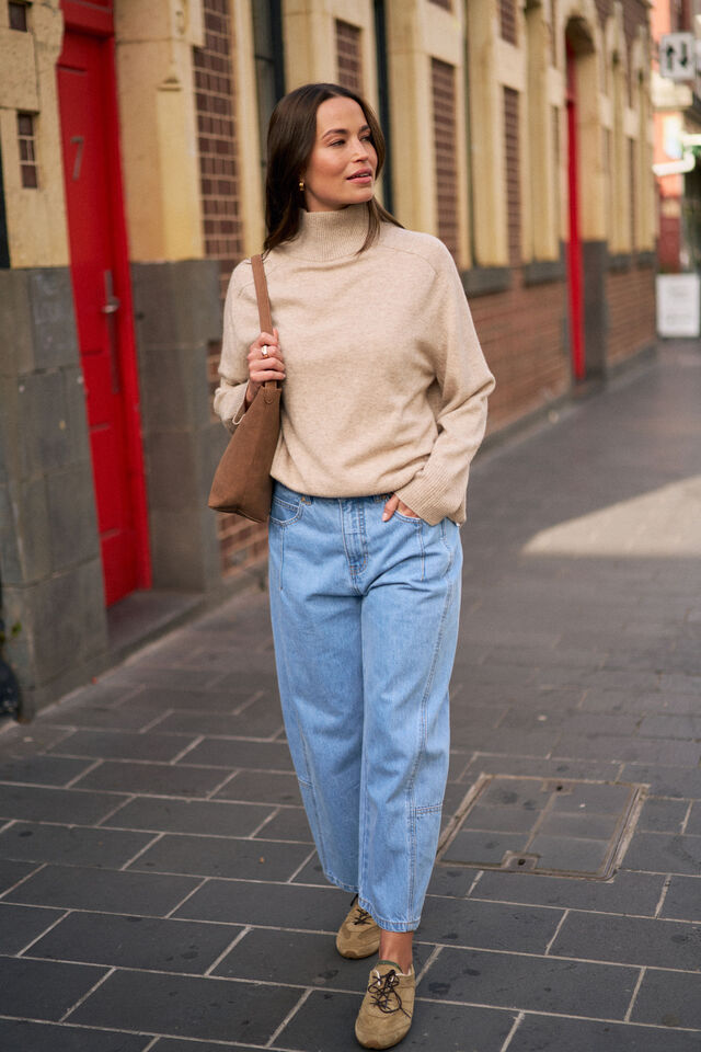 Demi Barrel Jean | Vintage Blue