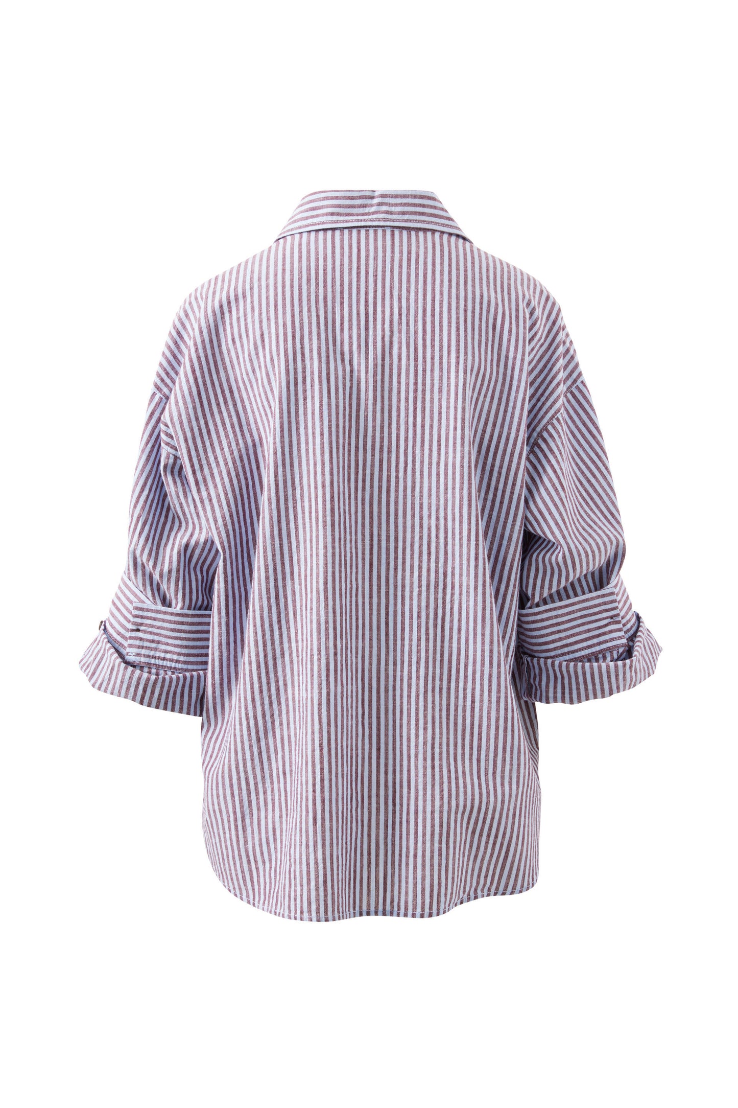 Miya Shirt | Wine / Blue