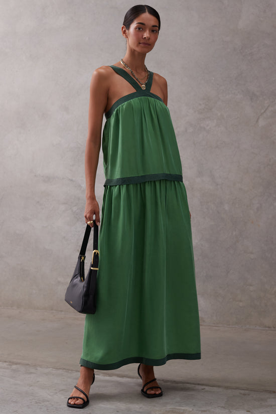 Lamara Dress | Bottle Green