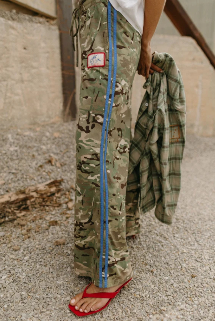 Camo Jersey Track Pants