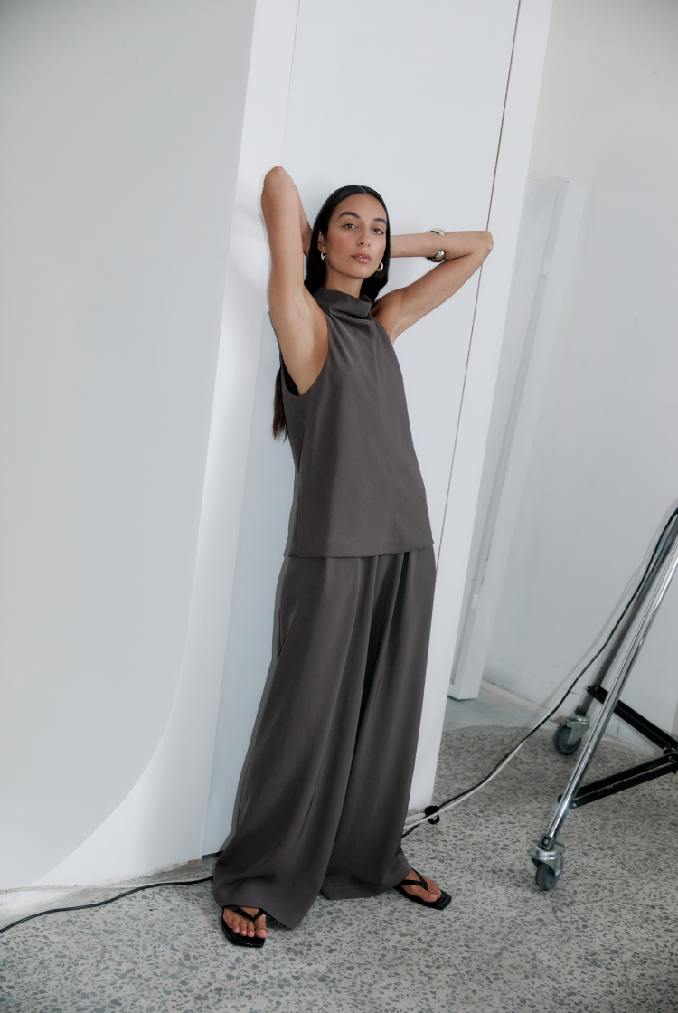 Margot Top | Taupe