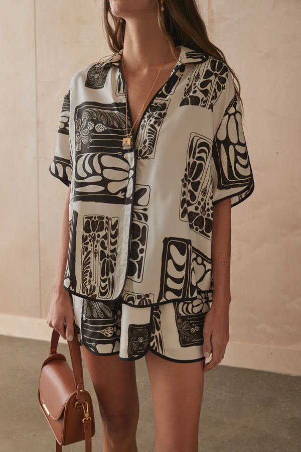 Salina Shirt | Jondli Print