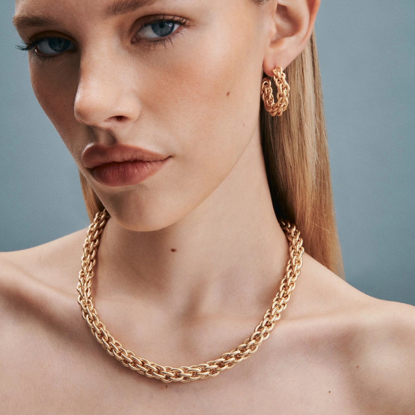 Tangled Chain Necklace | Gold