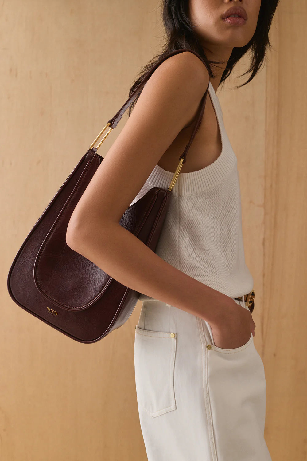 Tash Knit Tank | White